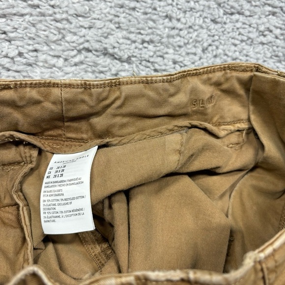 American Eagle Pants Mens 28 x 28 Cargo 7 Pockets Slim Outdoors Work Streetwear - Picture 3 of 6